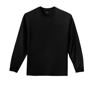 Port & Company PC54LS Men's Long Sleeve T-Shirt Cotton Blank Solid ...